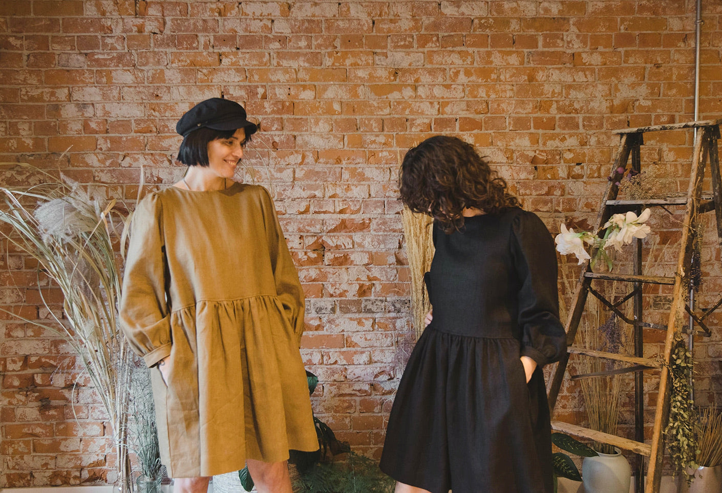 Mini Gloria Dress in Olive
