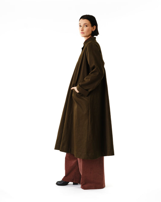 Aterian Coat in Olive