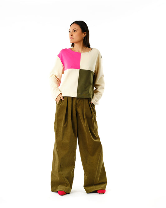 Zorah Pants in Moss