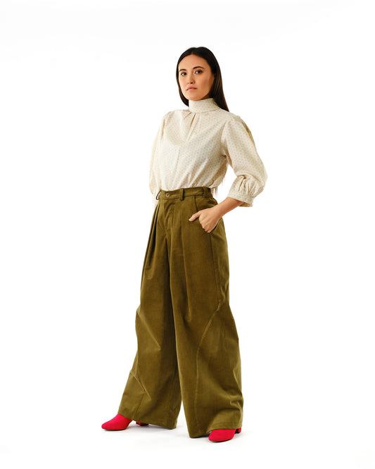 Zorah Pants in Moss
