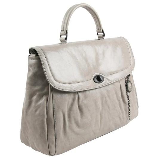 Aunts & Uncles - SS24 - Mrs Velvet Pie Leather Bag in Mouse - front display 1