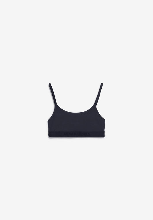 TOVAA Bralette - ARMEDANGELS Canada flatlay of natural bra in Canada
