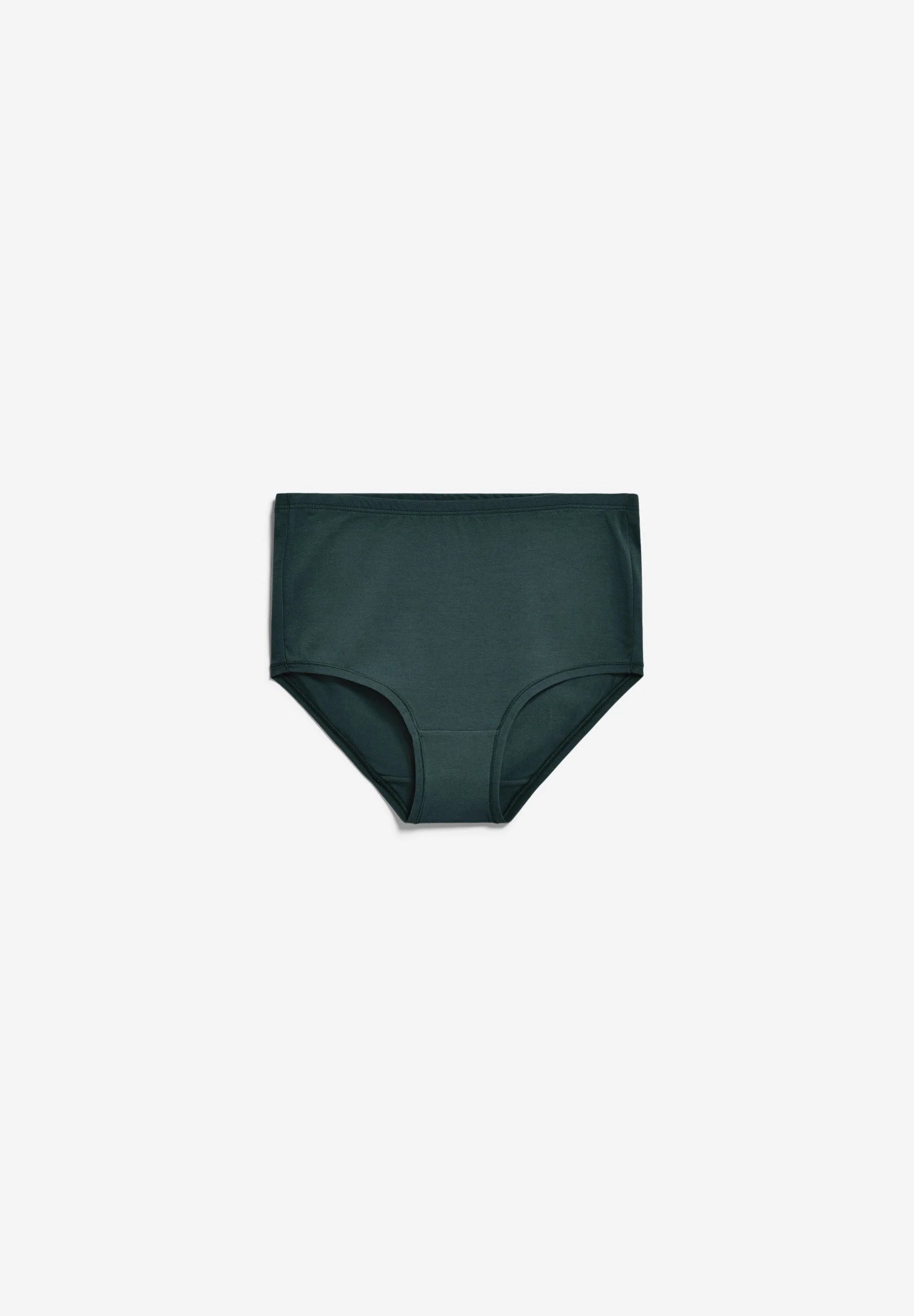 BIRTAA High Waist Underwear - ARMEDANGELS Canada teal flatlay front
