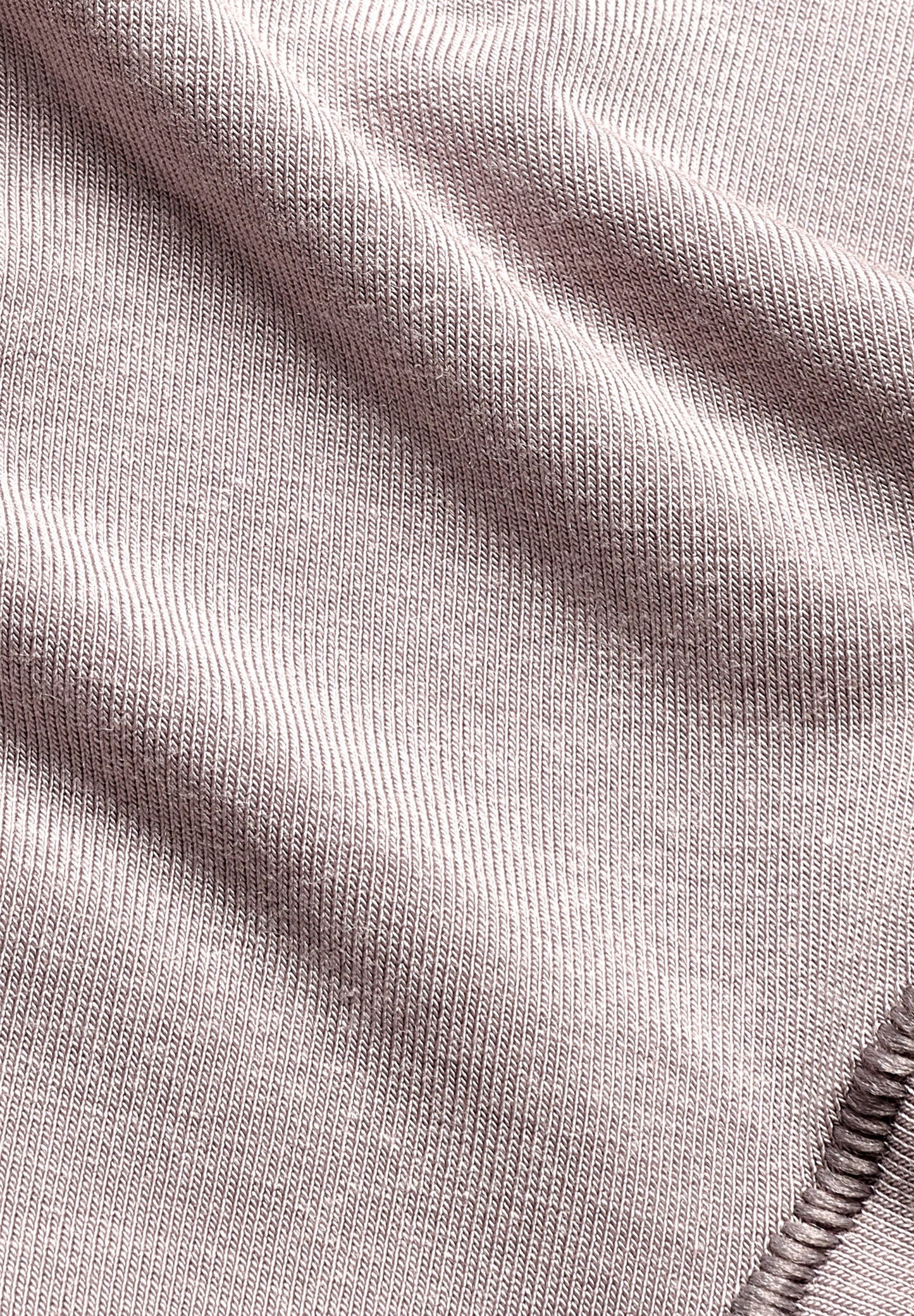 Close up of blush grey fabric tencel panties from BIRTAA High Waist Underwear - ARMEDANGELS Canada