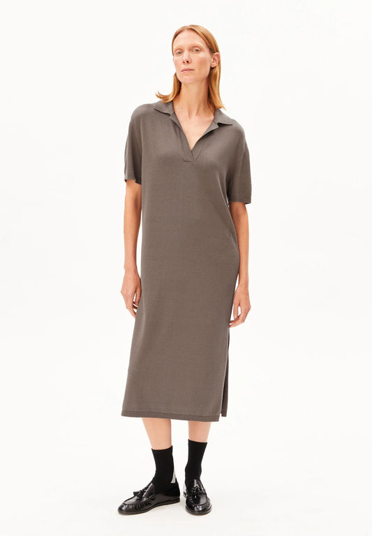 FINE Polo Knit Dress – ARMEDANGELS