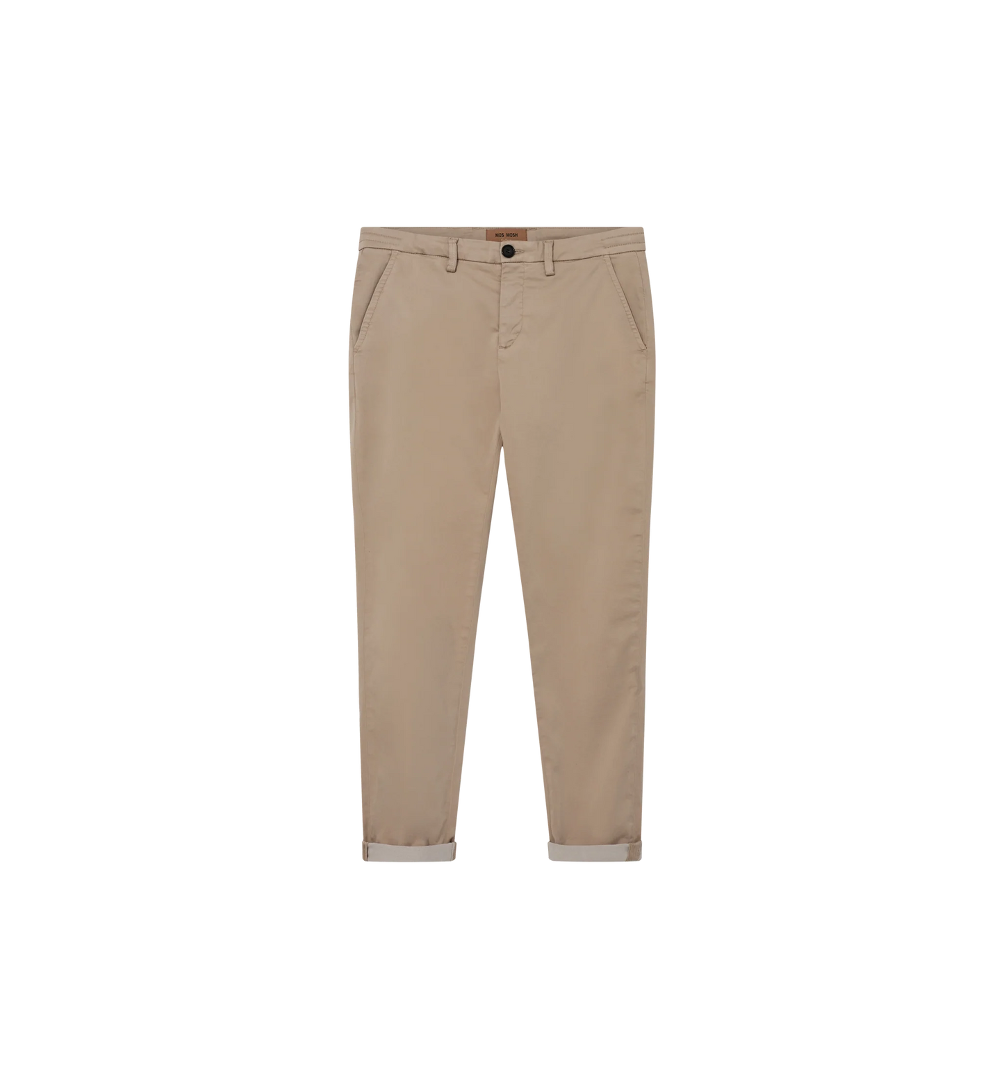 Mos Mosh Gallery Hunt Soft String Pant in Tan Cold-Kit – front view – available at Textile Apparel Kelowna