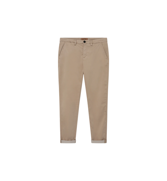 Mos Mosh Gallery Hunt Soft String Pant in Tan Cold-Kit – front view – available at Textile Apparel Kelowna