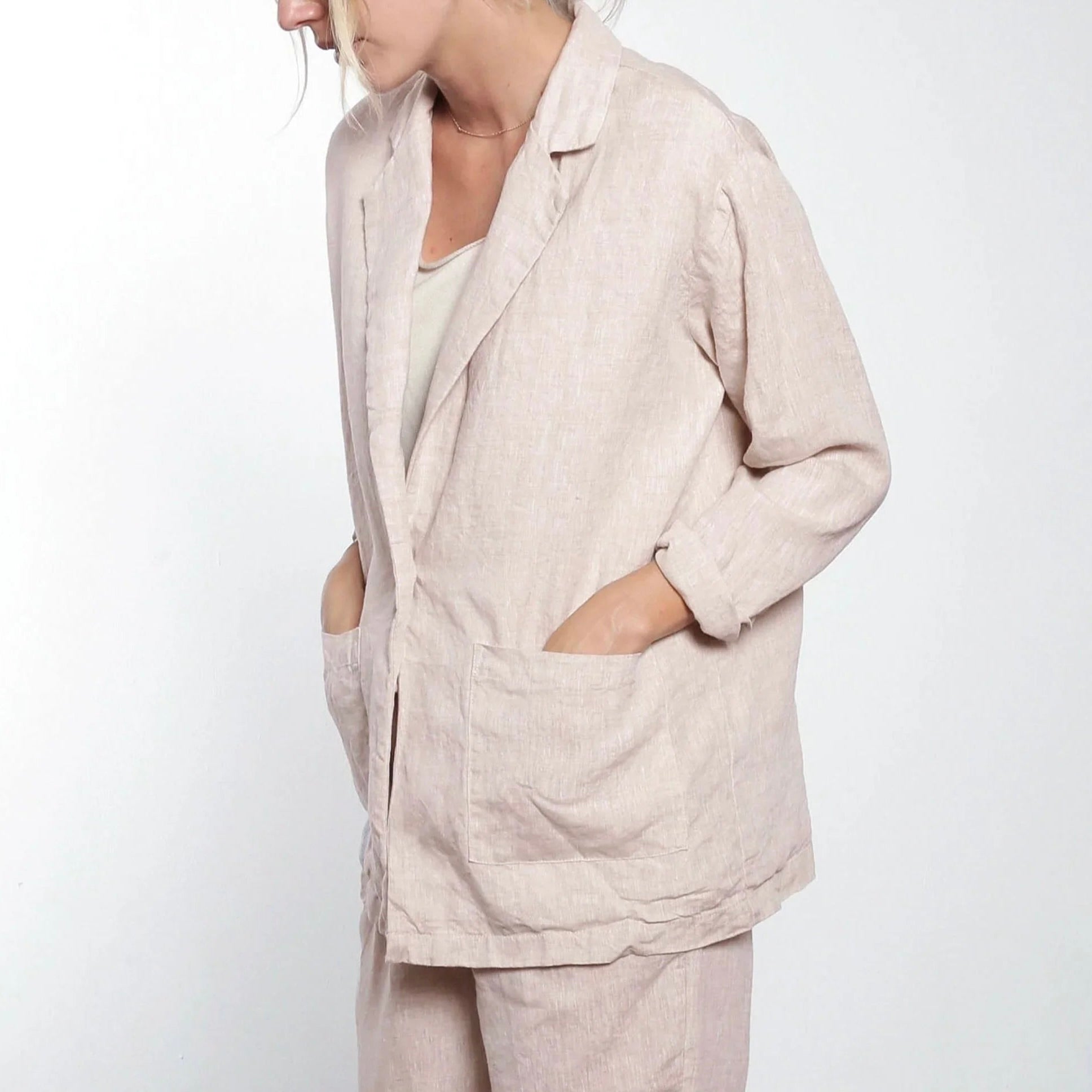 It is Well L.A - SS24 - Linen Blazer in Natural