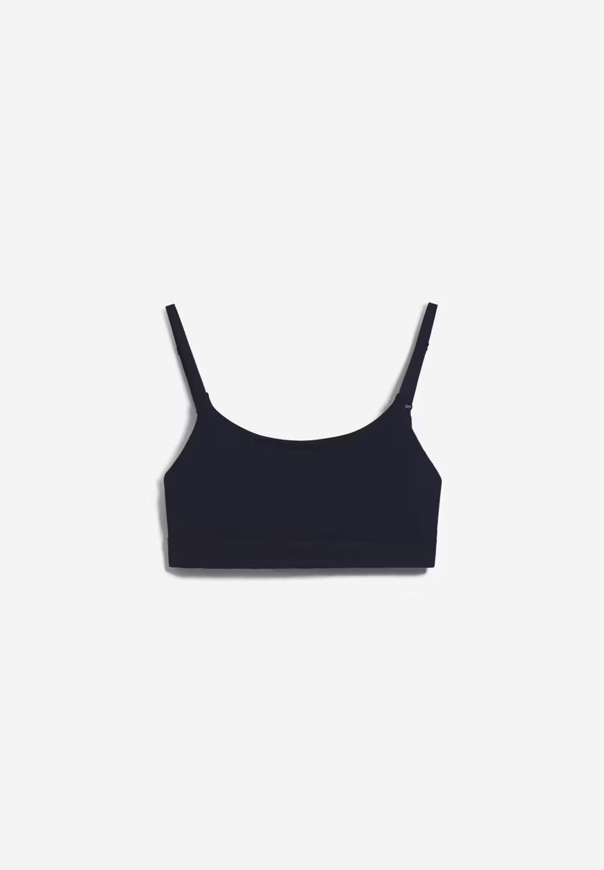 ARMEDANGELS - Tovaa Bralette in Night Sky - front close up in Kelowna dark blue 