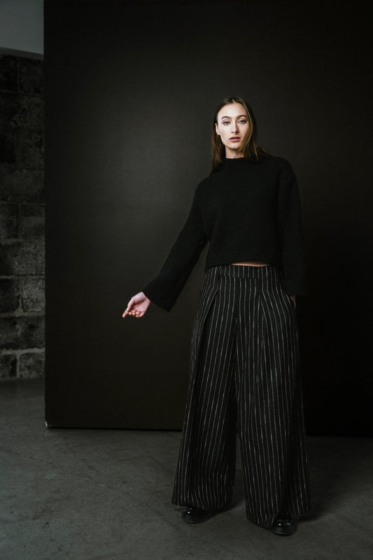 Nancy Pant in Pinstripe