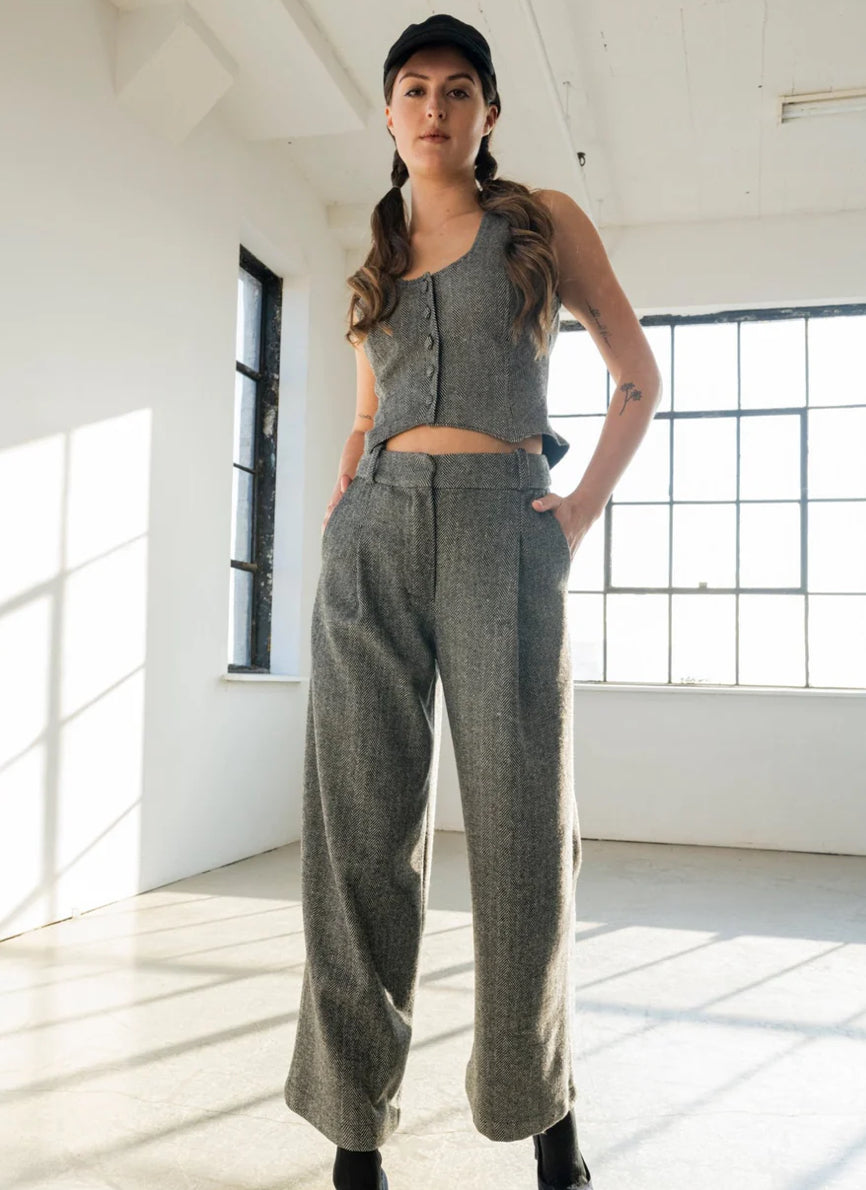 Bodybag by Jude - FW24 - Lewis Pants in Herringbone - front 6