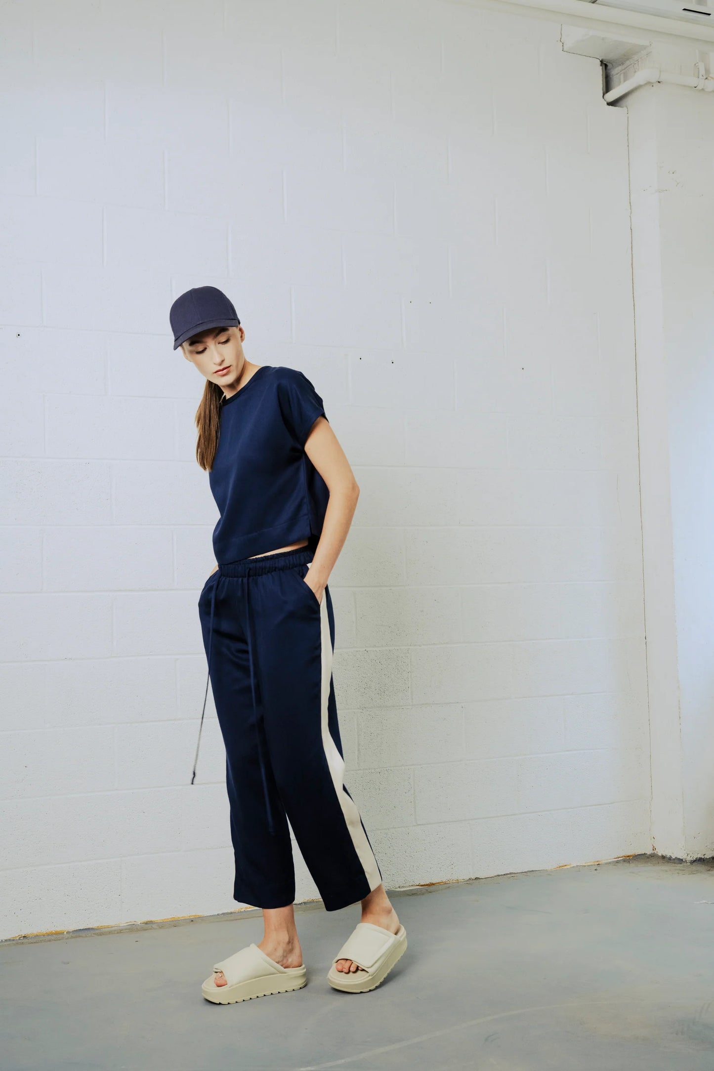Calypso Pants in Navy – BodyBag by Jude