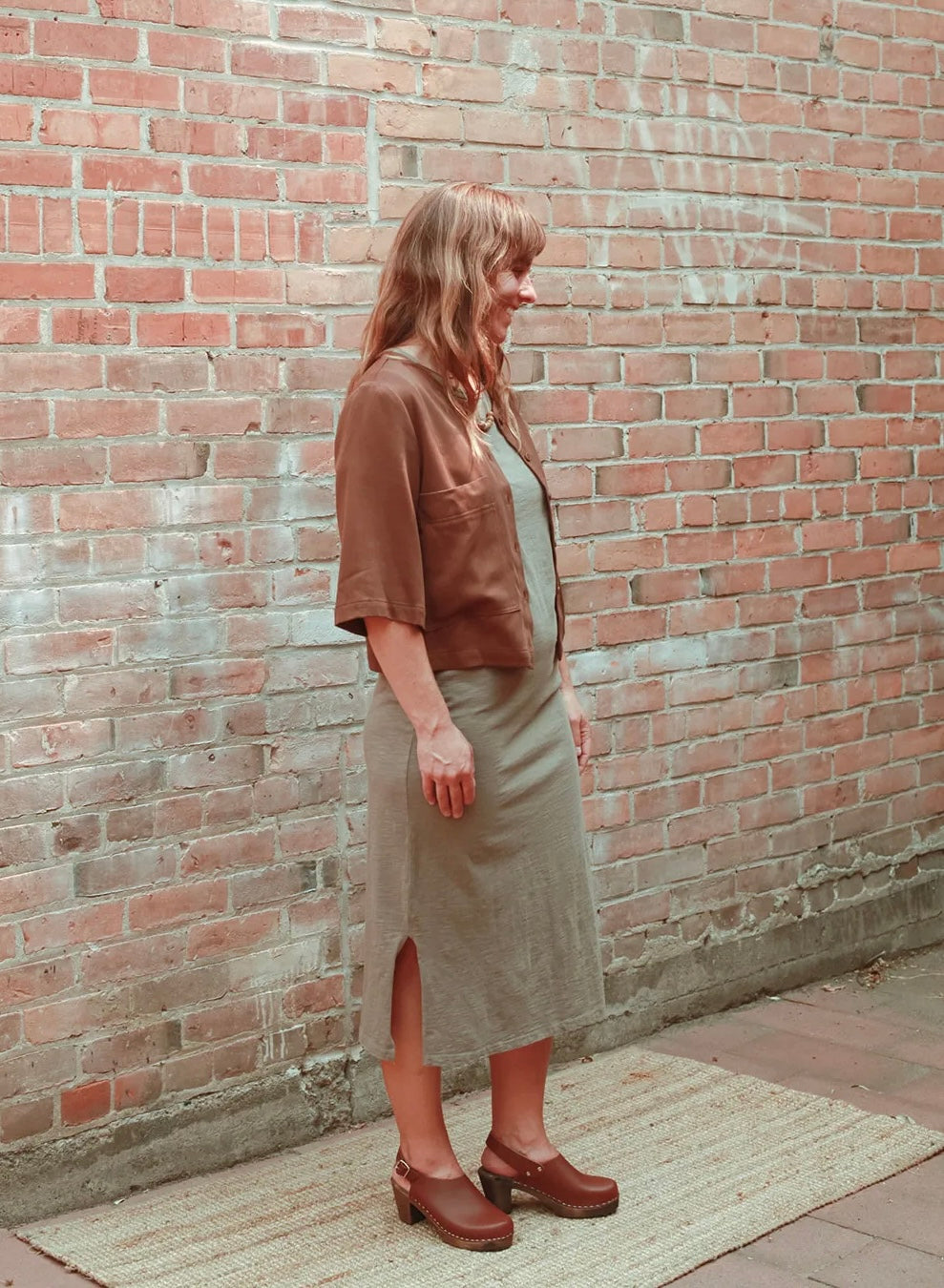 FW23 - Eve Gravel Walter top in Cafe