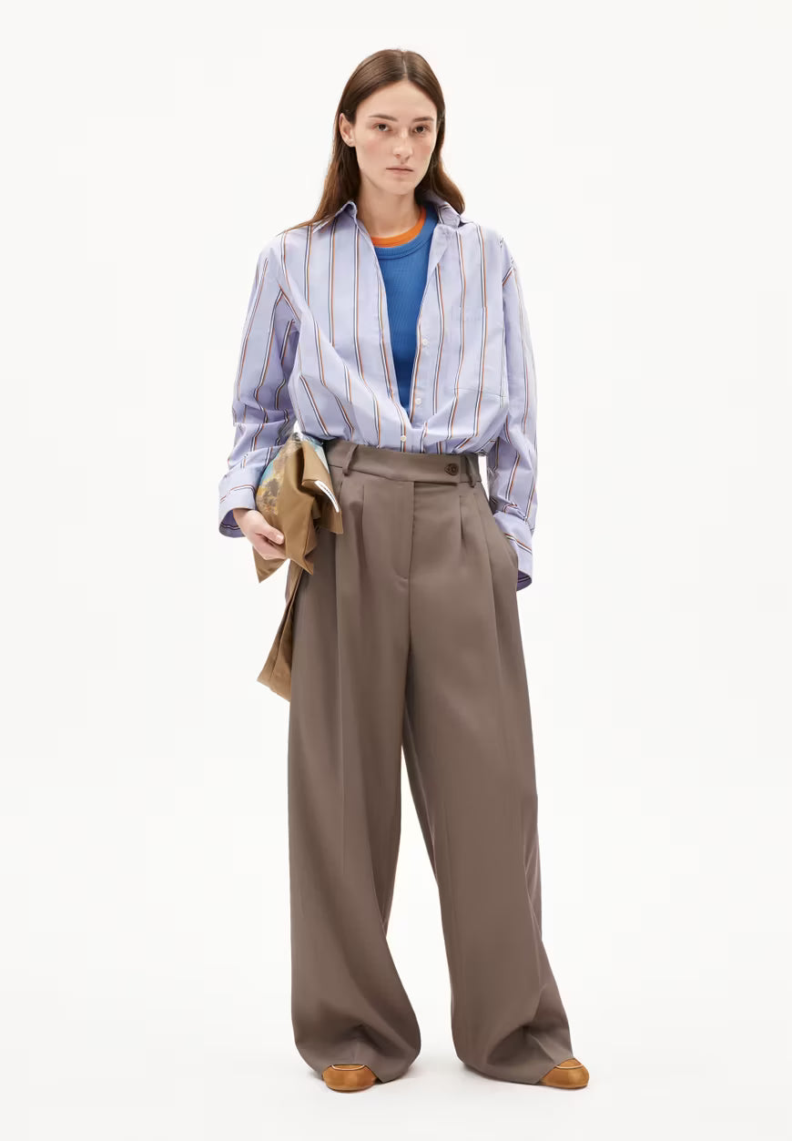KAAYUA Pants in Walnut Cream - Wide Leg