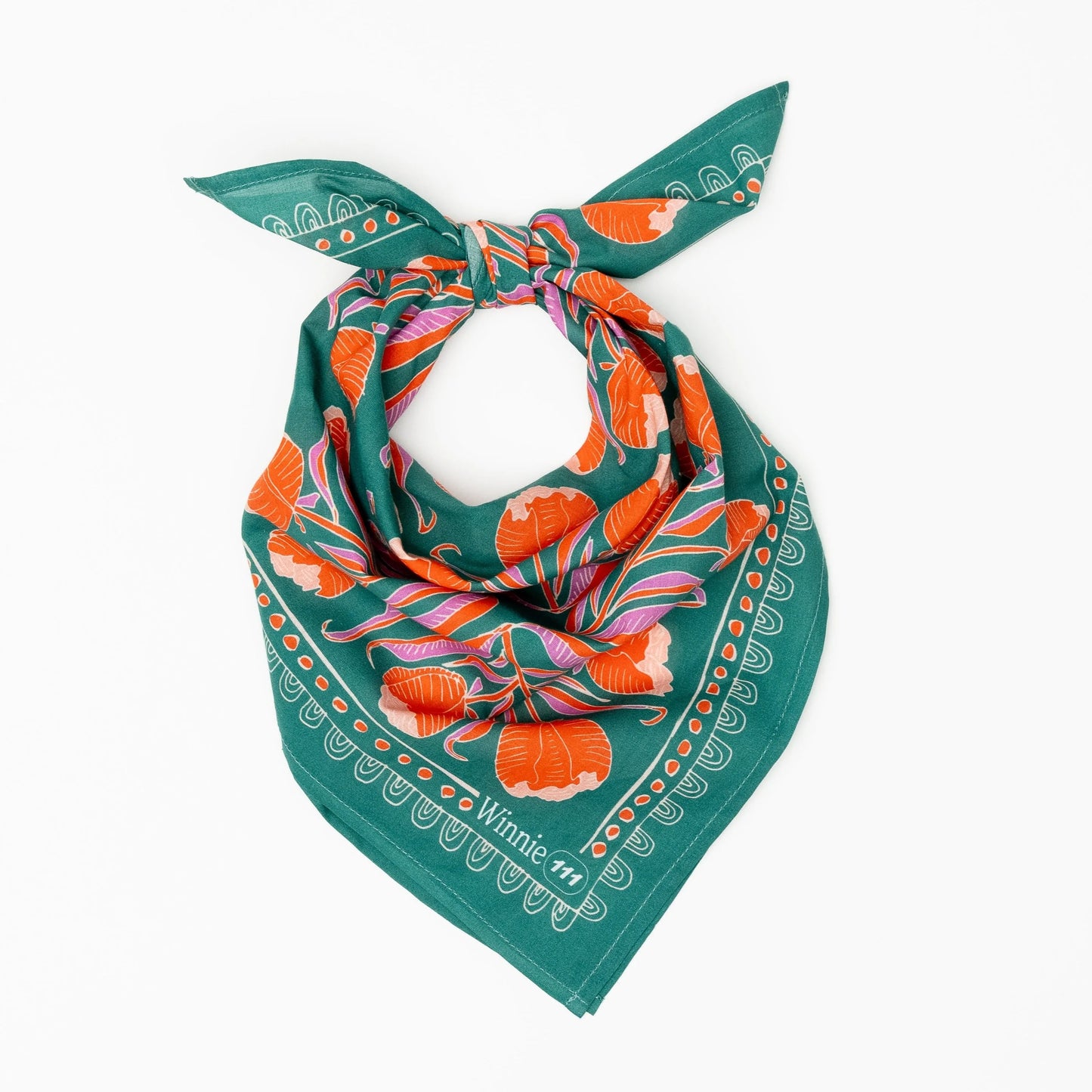 Handker Bandanas No. 111 Winnie bandana tied