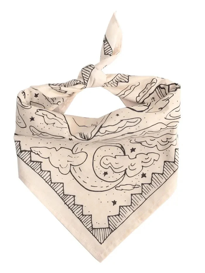 Handker Bandanas No. 068 Desert bandana tied