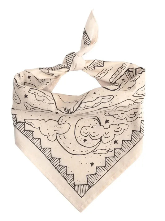 Handker Bandanas No. 068 Desert bandana tied
