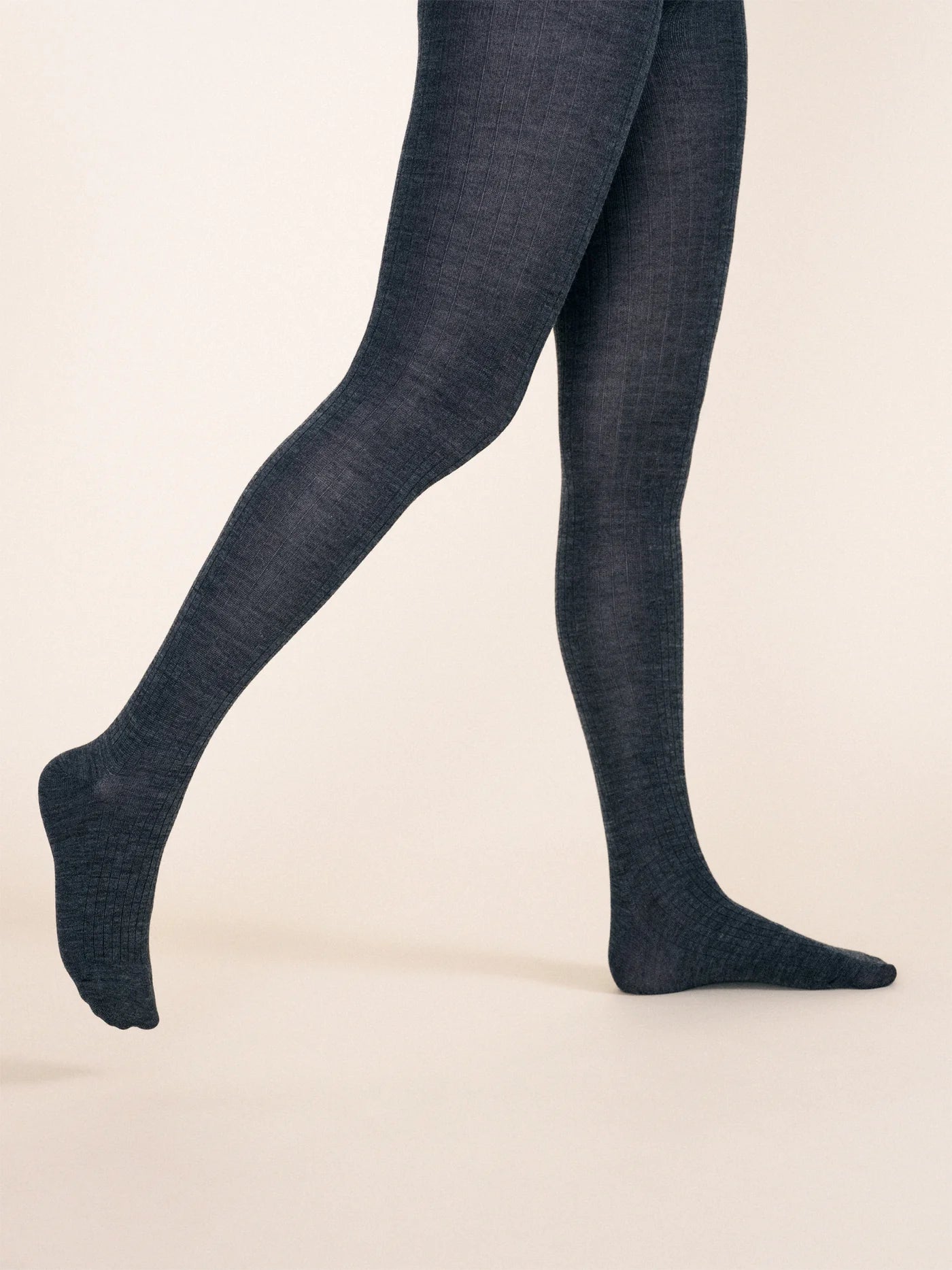 Hansel from Basel. - FW24 - Rib Wool Tight in Grey - 1 