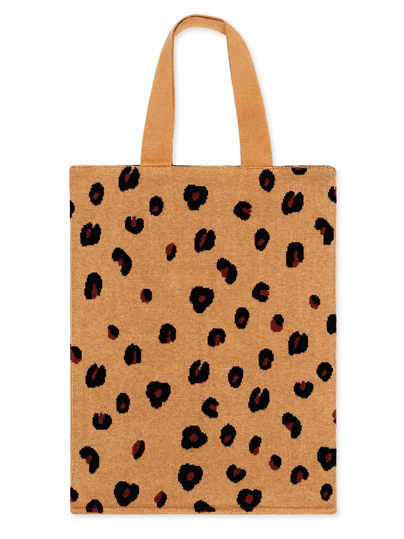 Cheetah Tote Bag in Camel Textile Apparel