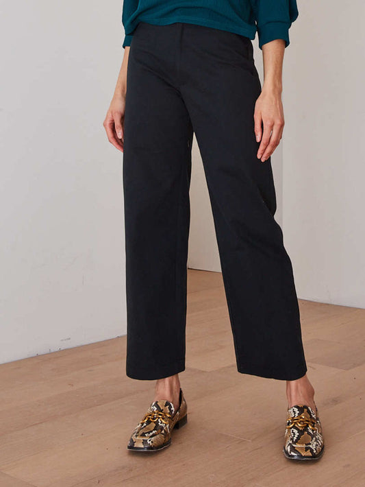 Dagg & Stacey Fall 23/24 Enora pant in Black sanded twill