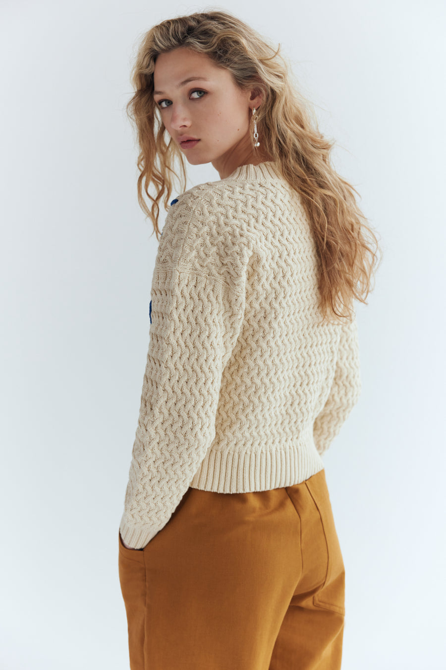 Eve Gravel Fall 23/24 - Greenland Sweater in Ivory