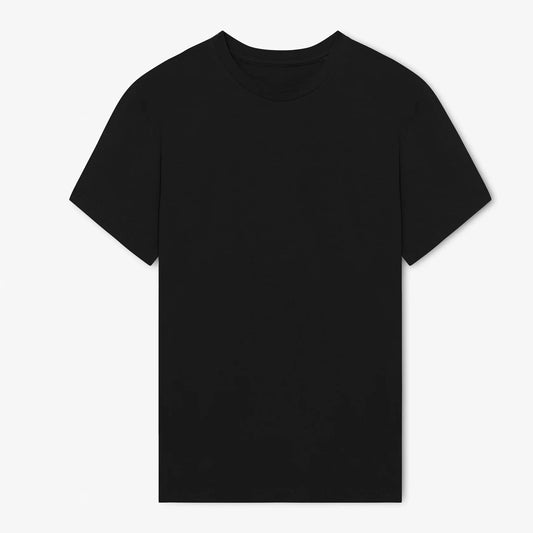 Milo & Dexter Classic Cotton T-shirt in Black Fall 23/24