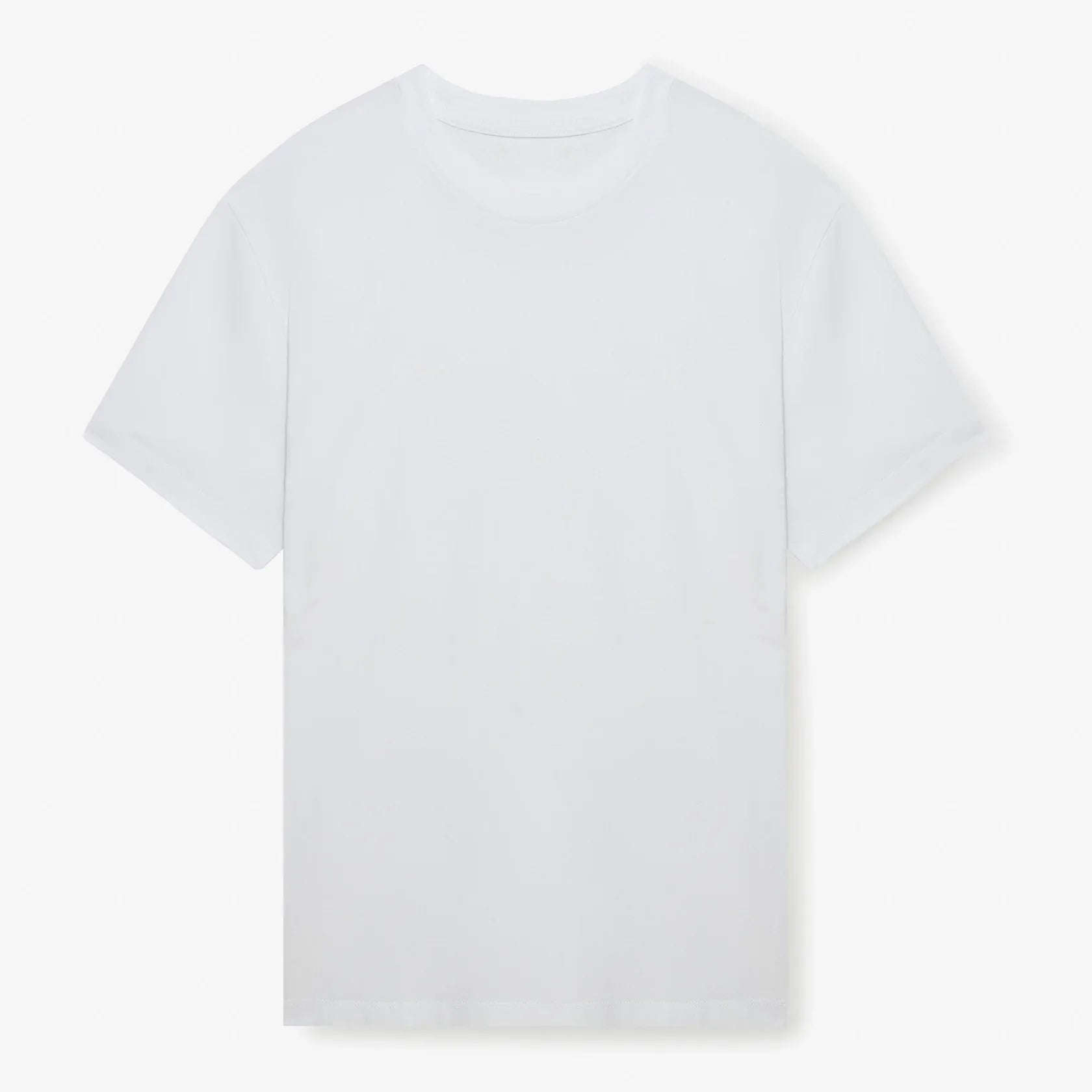 Milo & Dexter Classic Cotton T-Shirt in White Fall 23/24