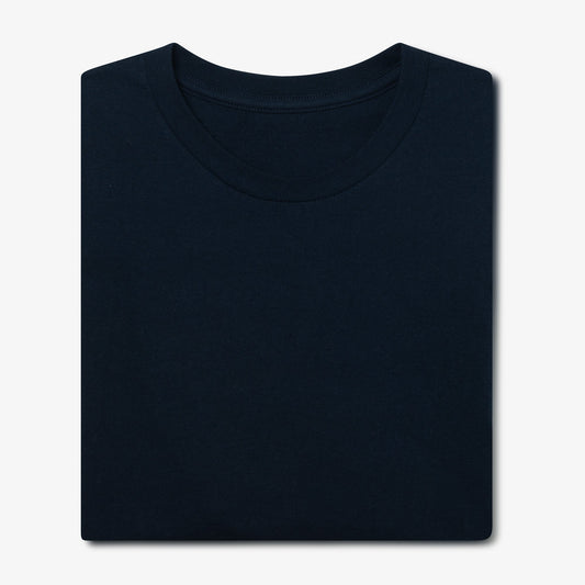 Milo & Dexter Cotton long sleeves t-shirt in navy Fall 23/24