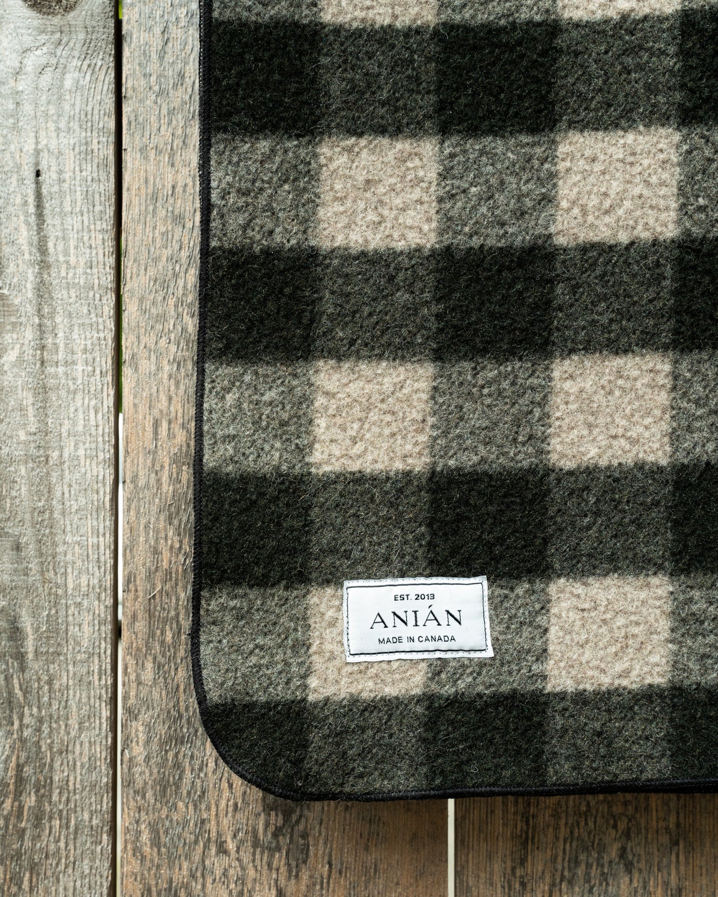 The Agnello Wool Blanket in Forest