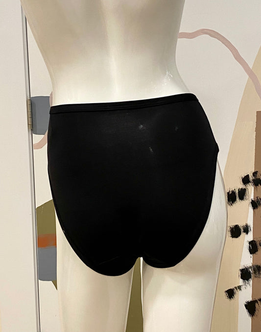Mary Young - SS24 - Alta High Brief in Black - on mannequin back 2
