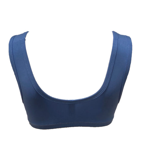 SS24 - Mary Young - Mayes Bra in Cornflower  - On mannequin back 2