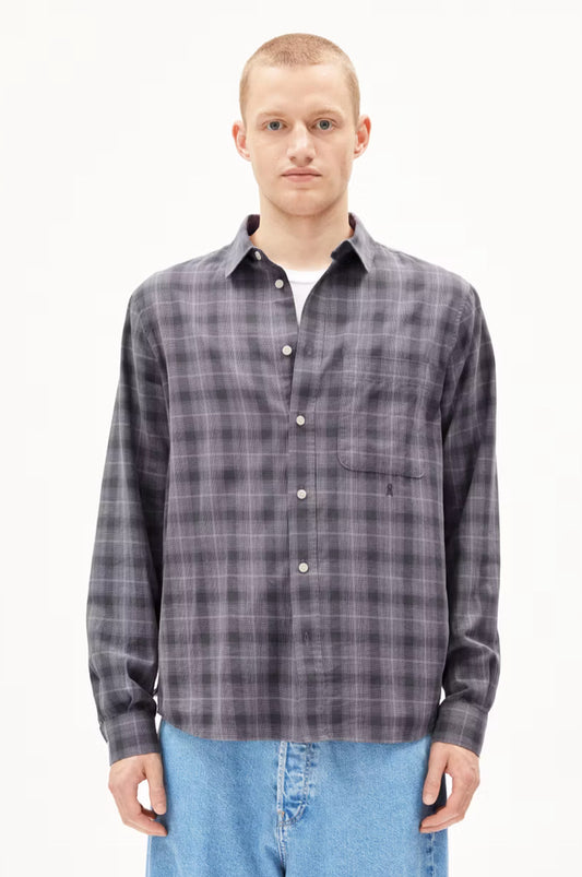 Paanao Shirt in Moonlight Gray-Misty