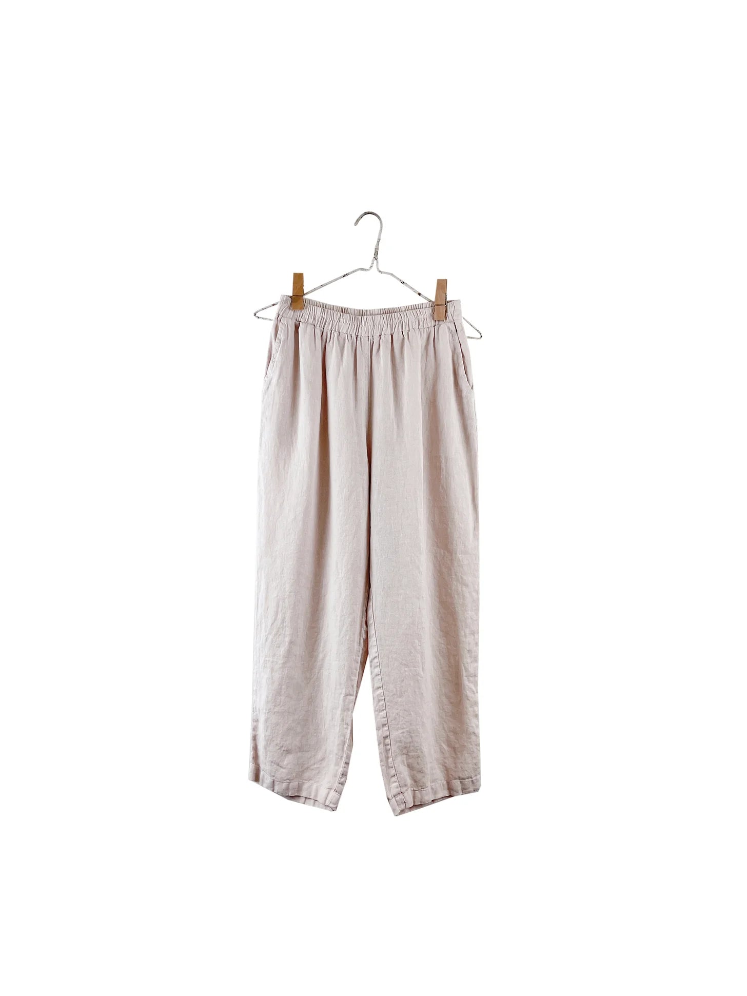 It is Well L.A - SS24 - Linen Pull On Pant in Natural - front display 2