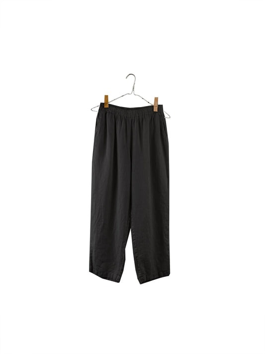 SS24 - It is Well L.A - SS24 - Linen Pull On Pant in Black - front display 1