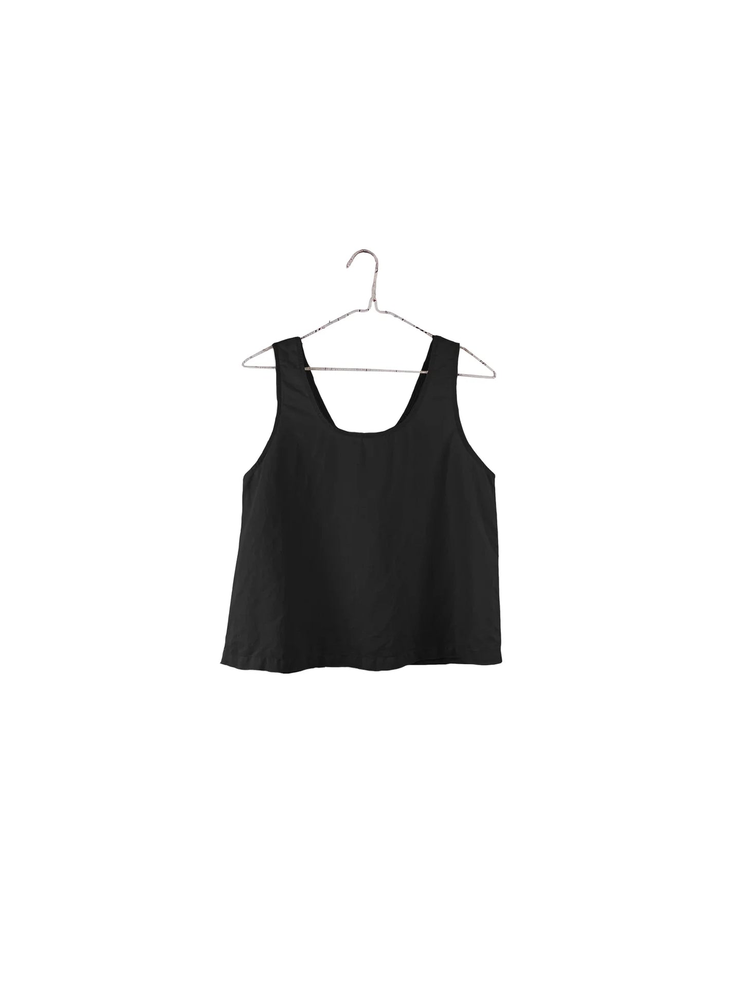 SS24 - It is Well L.A - Reversible Linen Tank in Black - front display 2