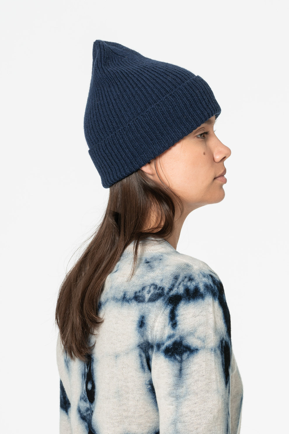 Merino Handknit Rib Hat