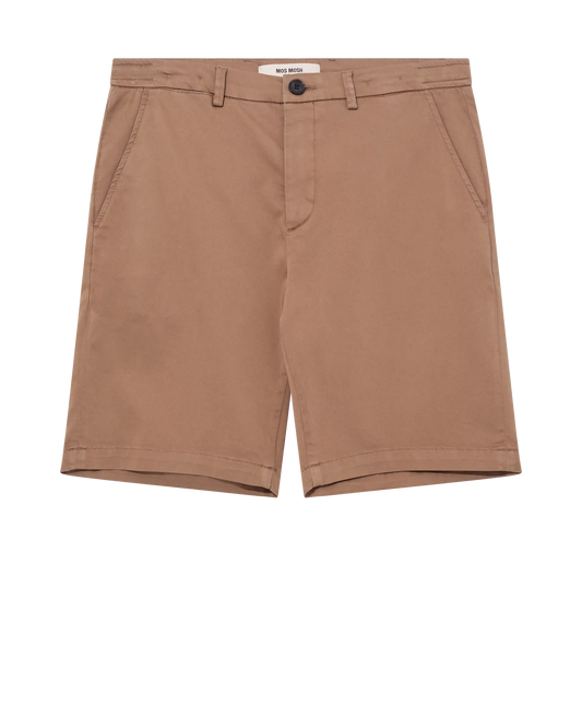 MOS MOSH Gallery Hunt Soft String Shorts Toasted Coconut – men's summer shorts, Canada flatlay front view