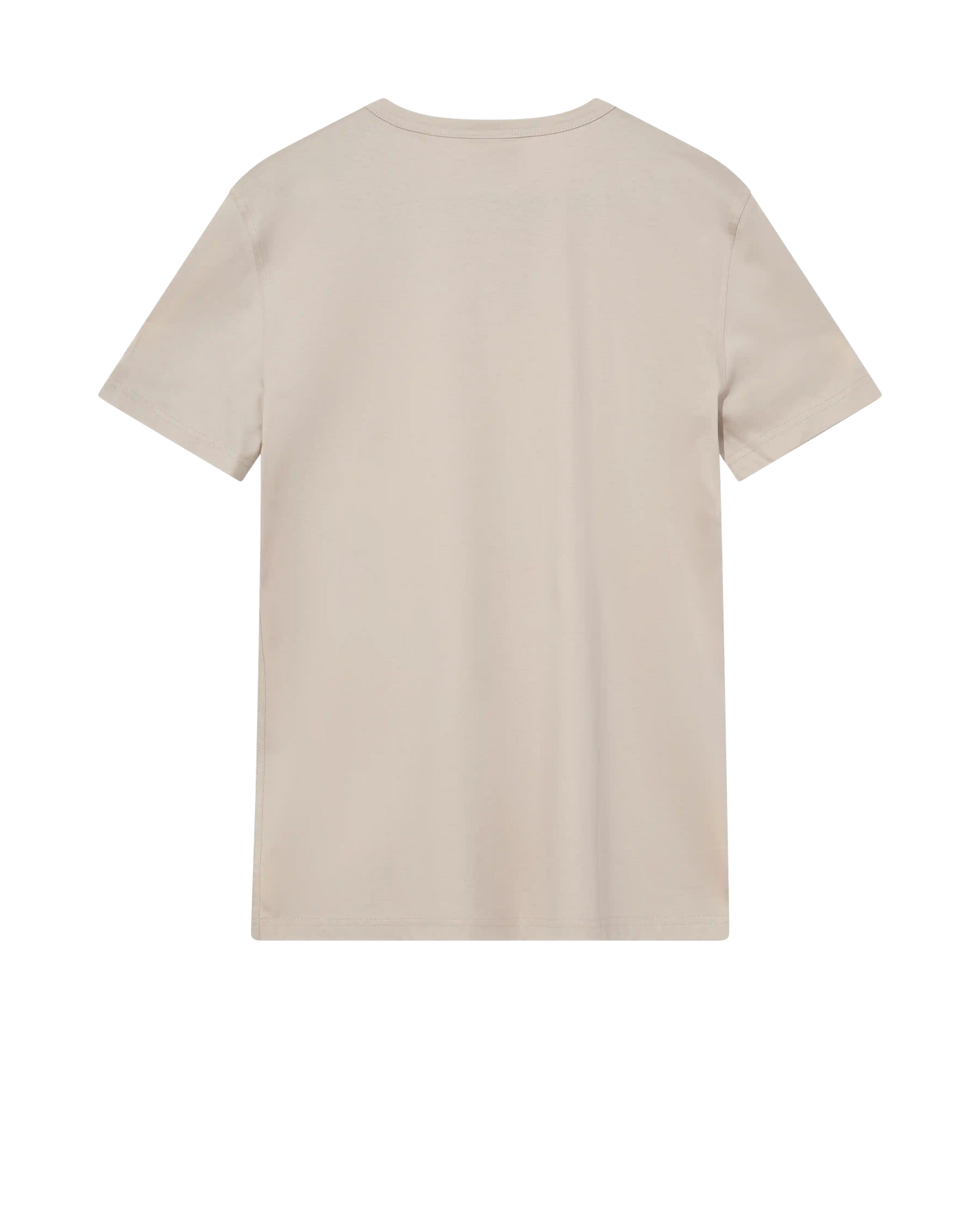 Men's Mos Mosh Gallery Perry short sleeve t-shirt organic cotton chateau gray flatlay back