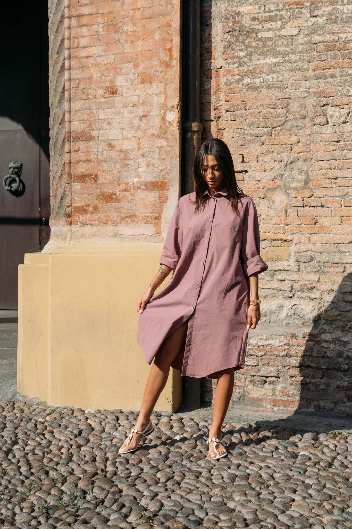Manila Dress in Raspberry