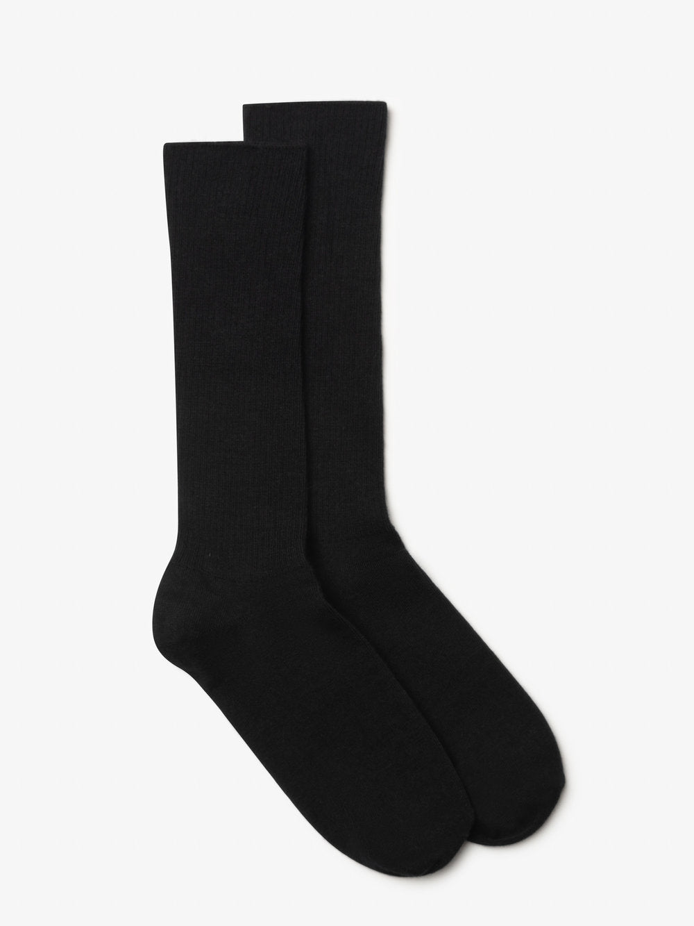 Milo & Dexter - FW24 - Everyday Classics Cashmere Socks in Black - 1 