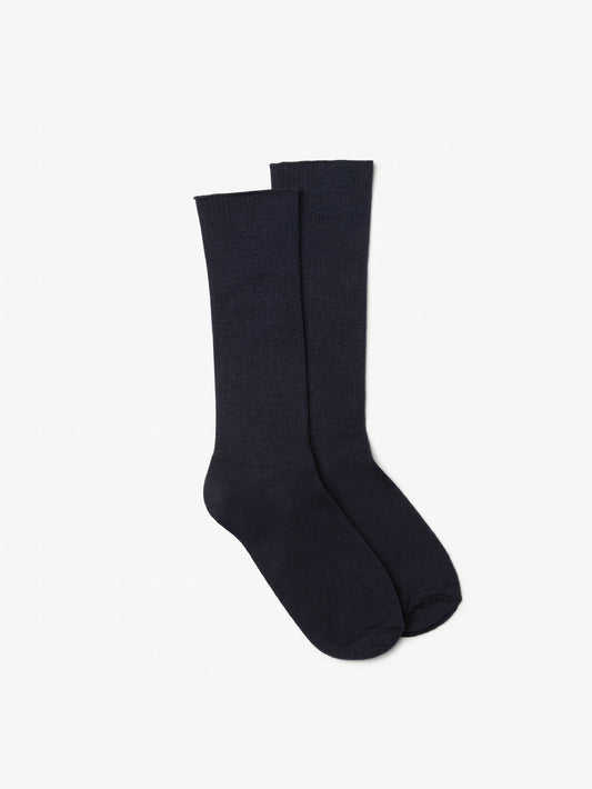 Milo & Dexter - FW24 - Everyday Classics Cashmere Socks in Navy 1 