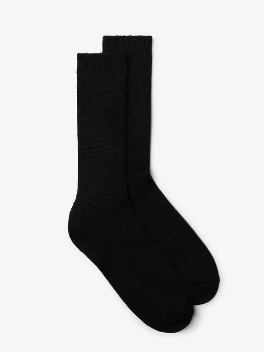 Milo & Dexter Merino socks in Black Fall 24 