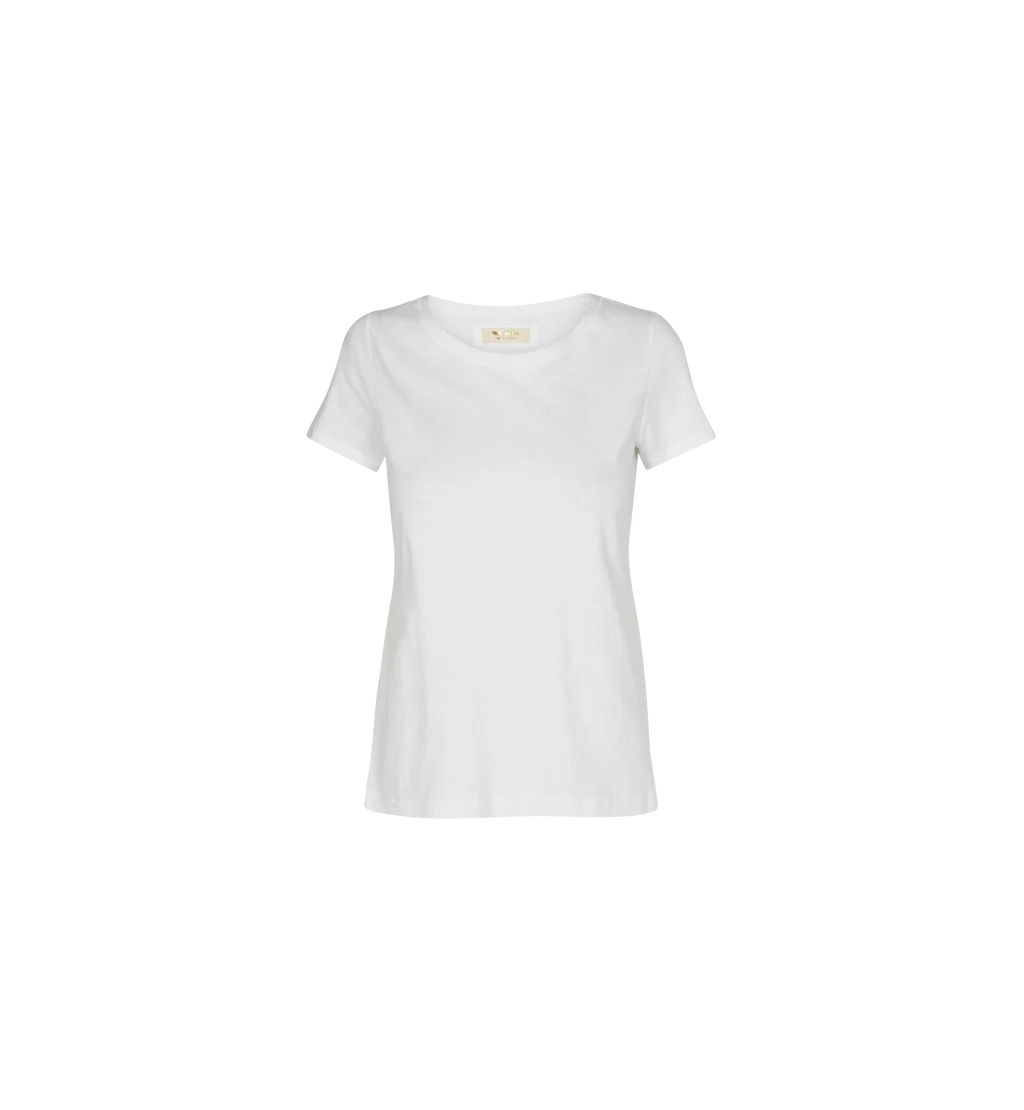 White t-shirt on a white background
