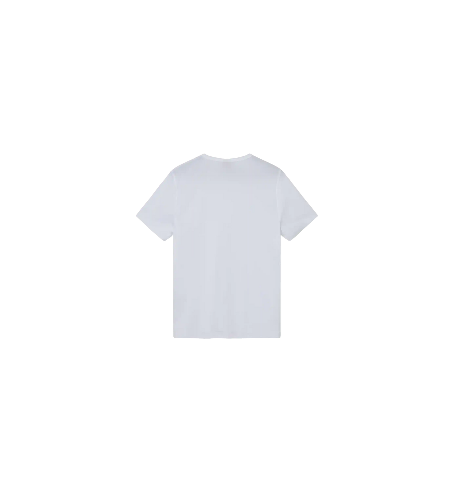 back view Mos Mosh Gallery V-neck tee in white at Textile Apparel Kelowna