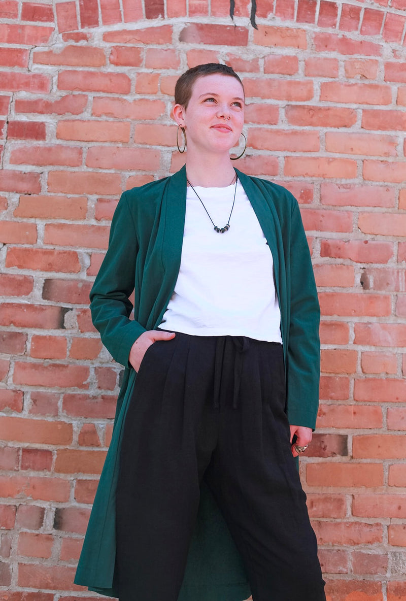 Newman Jacket in Forest Cotton