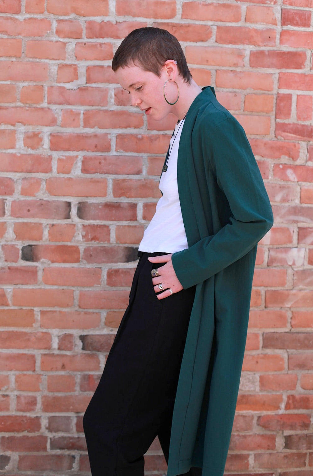 Newman Jacket in Forest Cotton