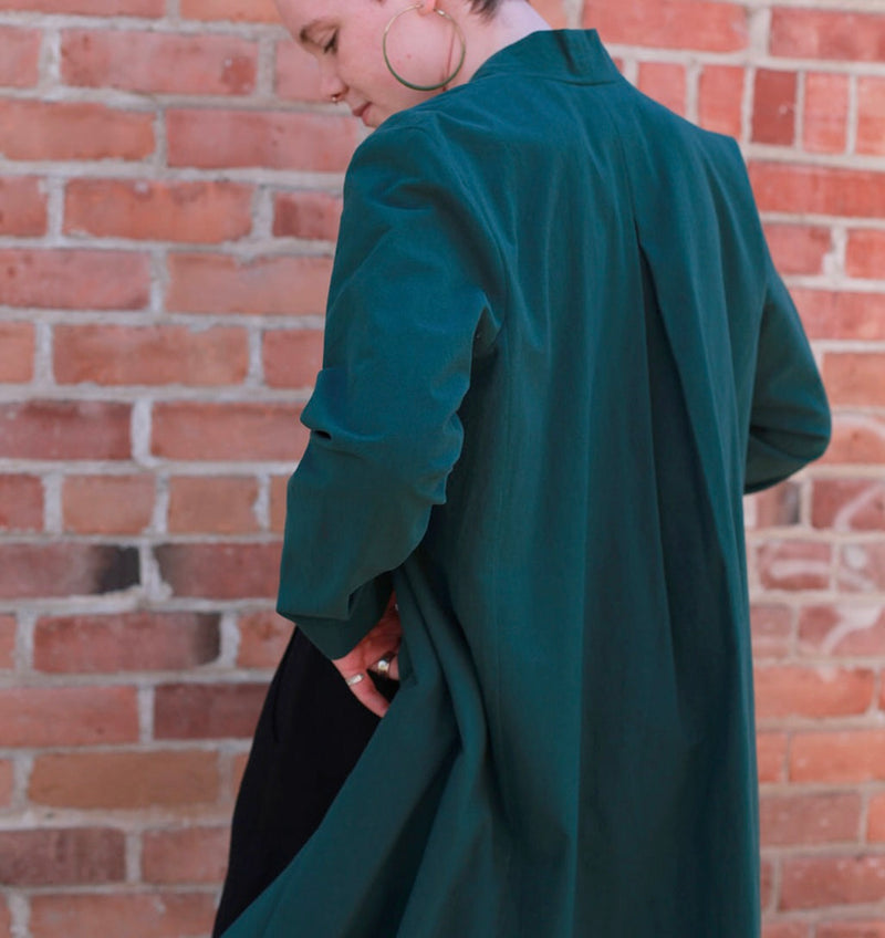 Newman Jacket in Forest Cotton