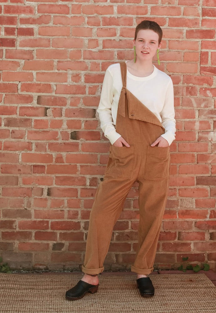 Eve Gravel - Ruth Overalls in Sépia