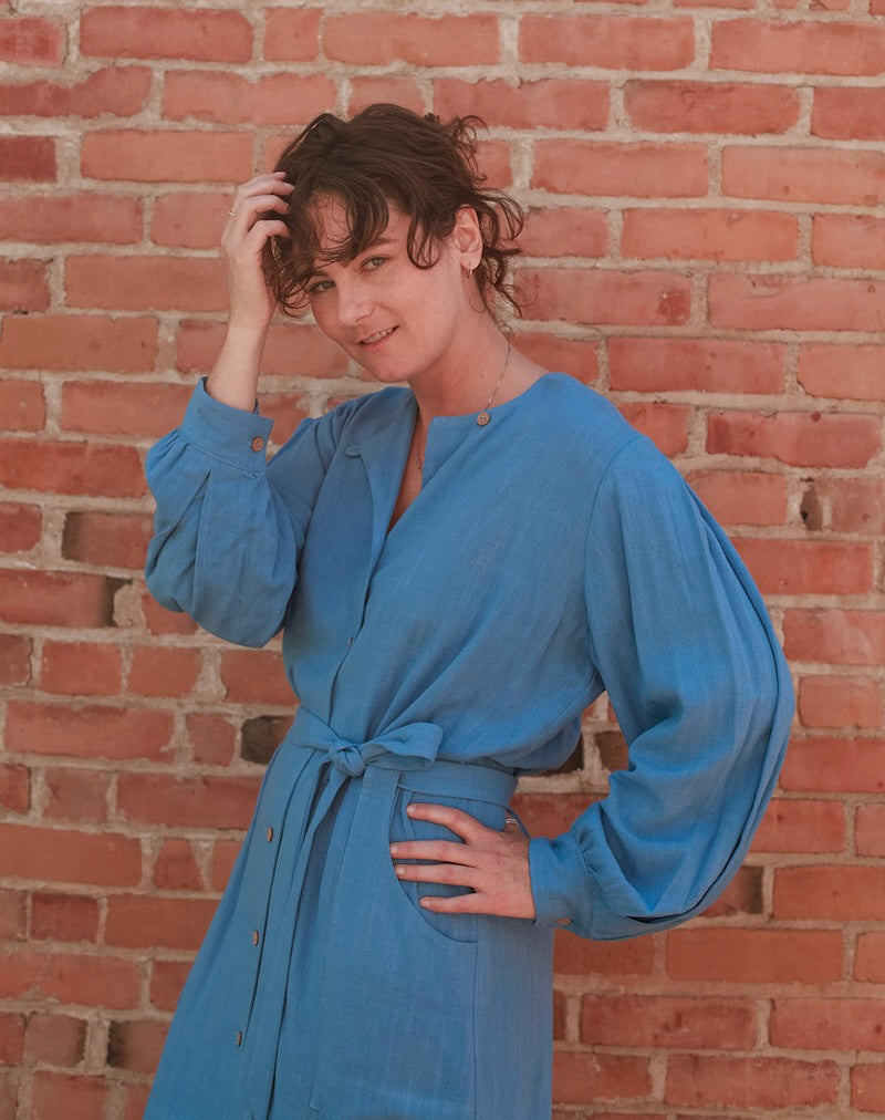 Jennifer Glasgow - Umiko Dress in Blue