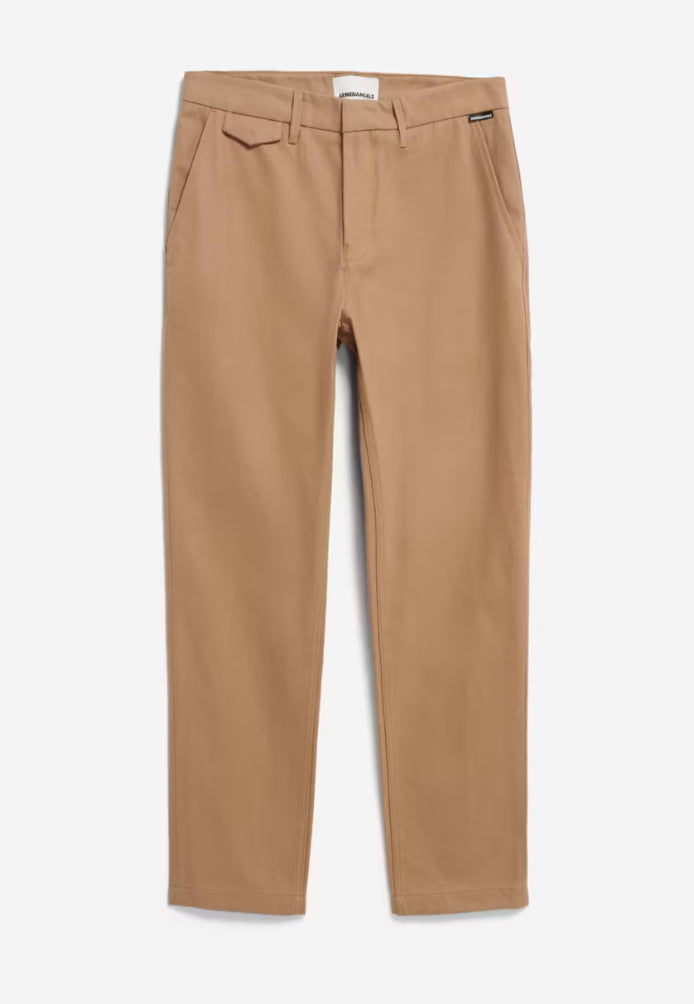 SS25 - ARMEDANGELS - Anaar Premium Pants in Pale Umber - front display 4